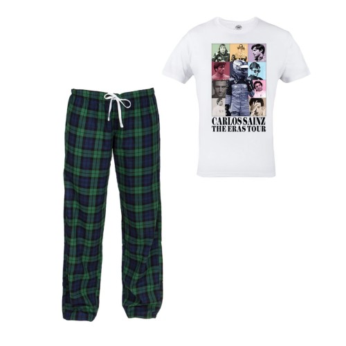 MĘSKA PIŻAMA NA PREZENT FORMUŁA 1 F1 CARLOS SAINZ WYŚCIGI 1