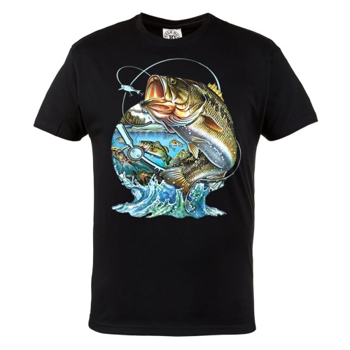 MĘSKA PIŻAMA WĘDKARSKA NA PREZENT DLA WĘDKARZA RYBY WĘDKA 2