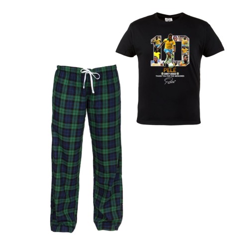 MĘSKA PIŻAMA PIŁKARSKA NA PREZENT PIŁKA NOŻNA LEGENDA PELE 1