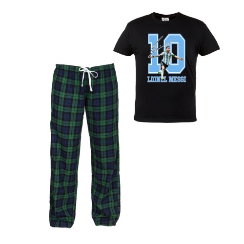 MĘSKA PIŻAMA PIŁKARSKA NA PREZENT PIŁKA NOŻNA LIONEL MESSI GOAT 1