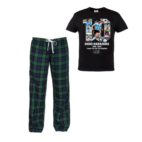 MĘSKA PIŻAMA PIŁKARSKA NA PREZENT PIŁKA NOŻNA DIEGO MARADONA LEGENDA 1