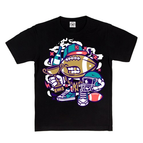 KOSZULKA DZIECIĘCA CASUAL NA PREZENT RUGBY FUTBOL AMERYKAŃSKI 