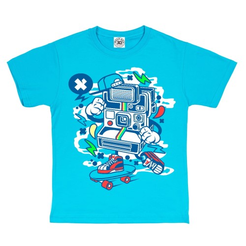 KOSZULKA DZIECIĘCA CASUAL NA PREZENT POLAROID APARAT NATYCHMIASTOWY 