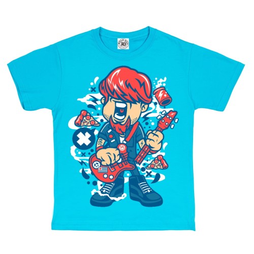 KOSZULKA DZIECIĘCA CASUAL NA PREZENT ROCKOWIEC GITARZYSTA 