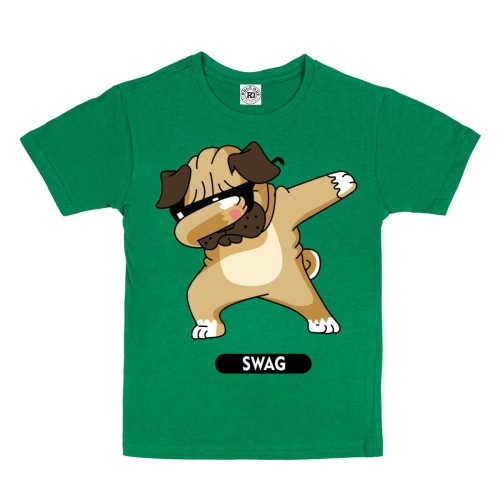 KOSZULKA DZIECIĘCA CASUAL MOPS PIES SWAG STYLÓWA DABBING 1