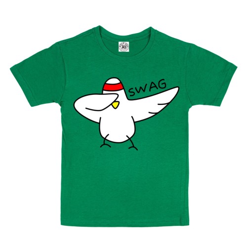 KOSZULKA DZIECIĘCA CASUAL PTASZEK SWAG STYLÓWA DABBING 1