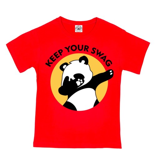 KOSZULKA DZIECIĘCA CASUAL PANDA KEEP YOUR SWAG STYLÓWA DABBING