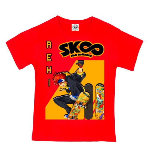 KOSZULKA DZIECIĘCA SK8 THE INFINITY ANIME MANGA REKI SKATEBOARD DESKOROLKA 
