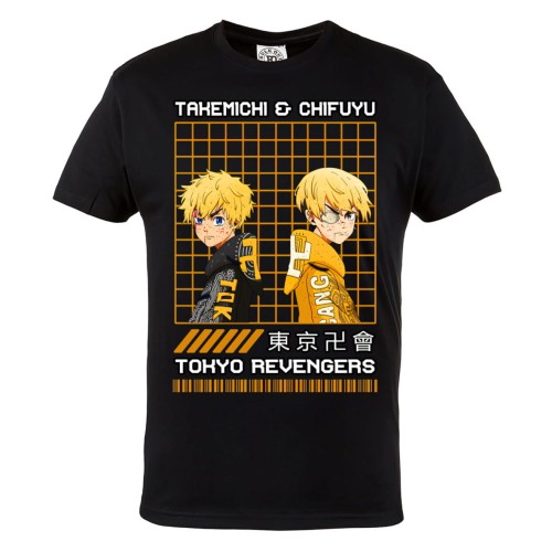 MĘSKA KOSZULKA TOKYO REVENGERS ANIME MANGA TAKEMICHI & CHIFUYU 