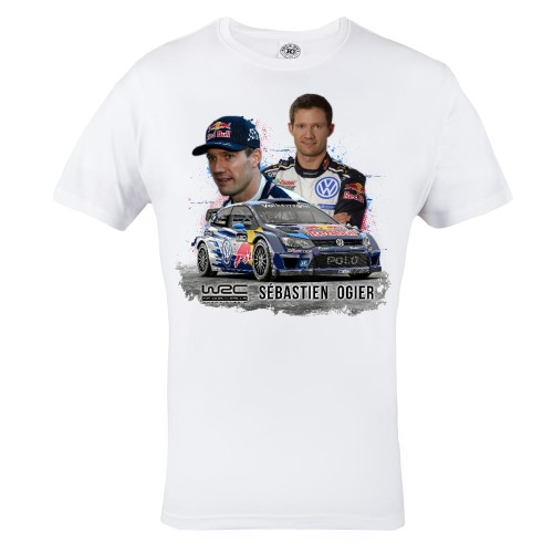MĘSKA KOSZULKA WRC WYŚCIGI SAMOCHODOWE RAJDY SEBASTIEN OGIER 