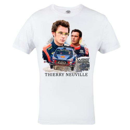 MĘSKA KOSZULKA WRC WYŚCIGI SAMOCHODOWE RAJDY THIERRY NEUVILLE 