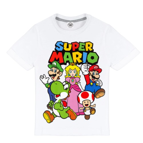 DZIECIĘCA PIŻAMA Z NADRUKIEM SUPER MARIO EKIPA GRA VIDEO  2