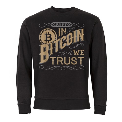 MĘSKA BLUZA Z NADRUKIEM BITCOIN KRYPTOWALUTY 