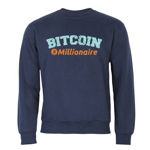 MĘSKA BLUZA Z NADRUKIEM BITCOIN KRYPTOWALUTY 