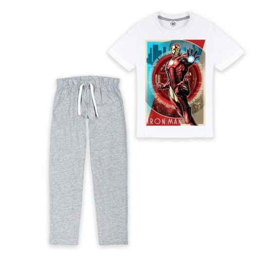 DZIECIĘCA PIŻAMA Z NADRUKIEM MARVEL SUPERBOHATER IRON MAN 1