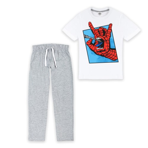 DZIECIĘCA PIŻAMA Z NADRUKIEM MARVEL SUPERBOHATER DŁOŃ SPIDERMANA 1