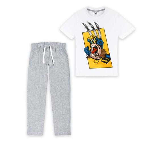 DZIECIĘCA PIŻAMA Z NADRUKIEM MARVEL SUPERBOHATER DŁOŃ WOLVERINE 1