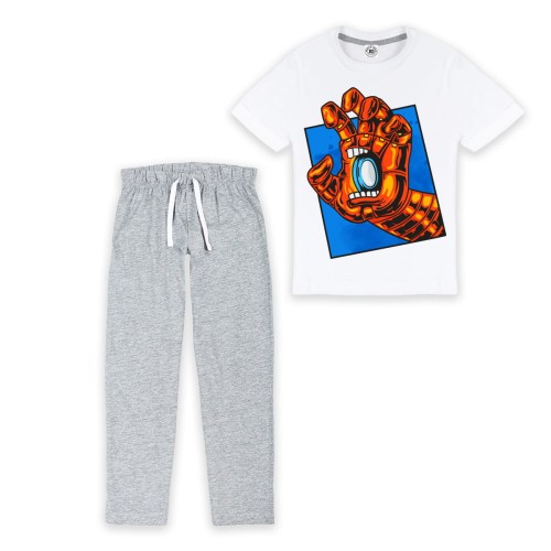 DZIECIĘCA PIŻAMA Z NADRUKIEM MARVEL SUPERBOHATER DŁOŃ IRON MANA 1