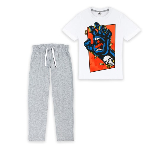 DZIECIĘCA PIŻAMA Z NADRUKIEM MARVEL SUPERBOHATER DŁOŃ PUNISHERA 1