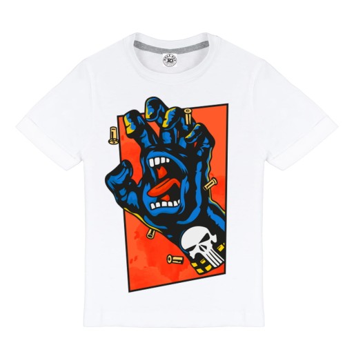 DZIECIĘCA PIŻAMA Z NADRUKIEM MARVEL SUPERBOHATER DŁOŃ PUNISHERA 2