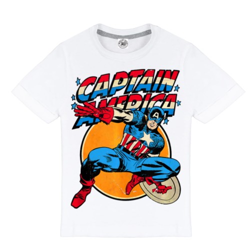 DZIECIĘCA PIŻAMA Z NADRUKIEM MARVEL SUPERBOHATER SUPERHERO KAPITAN AMERYKA 2