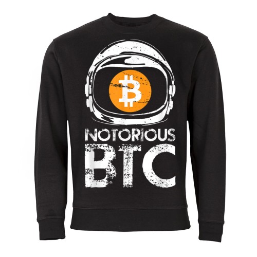 MĘSKA BLUZA Z NADRUKIEM BITCOIN KRYPTOWALUTY  