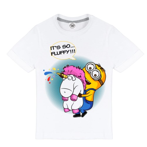 DZIECIĘCA PIŻAMA Z NADRUKIEM BAJKA MINIONKI ŻÓŁTE STWORKI PLUSZOWY JEDNOROŻEC 2