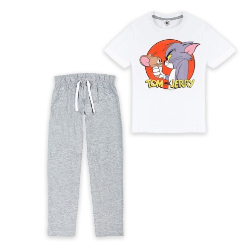 DZIECIĘCA PIŻAMA Z NADRUKIEM BAJKA TOM I JERRY KOT I MYSZ 1