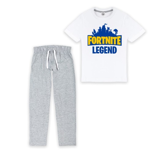 DZIECIĘCA PIŻAMA Z NADRUKIEM GRA VIDEO FORTNITE LEGEND 