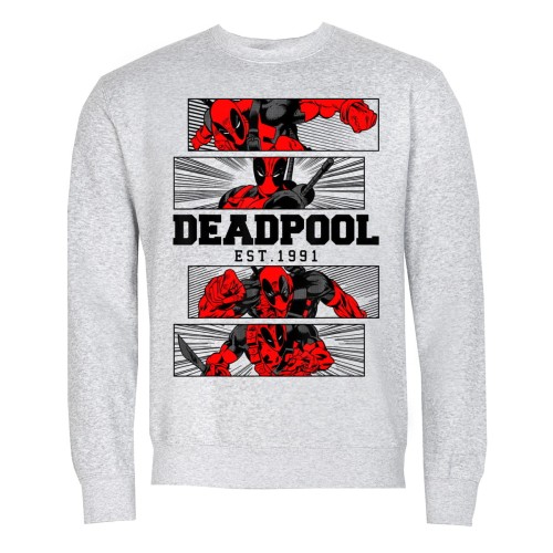 MĘSKA BLUZA Z NADRUKIEM DLA FANA DEADPOOL MARVEL 