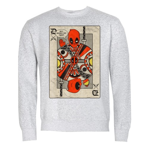 MĘSKA BLUZA Z NADRUKIEM DLA FANA DEADPOOL MARVEL  