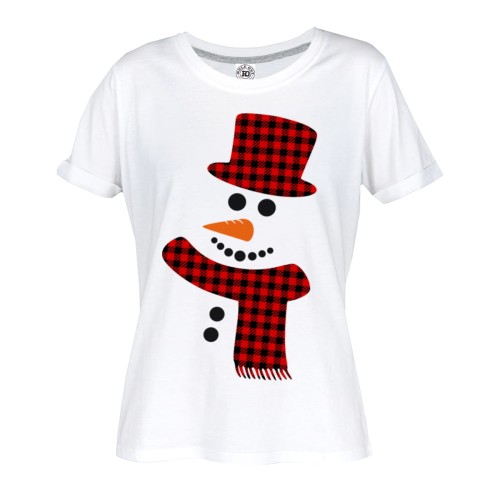 DAMSKA PIŻAMA ŚWIĄTECZNA Z NADRUKIEM BAŁWANEK ZIMA 2