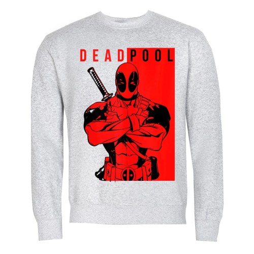 MĘSKA BLUZA Z NADRUKIEM DLA FANA DEADPOOL MARVEL 