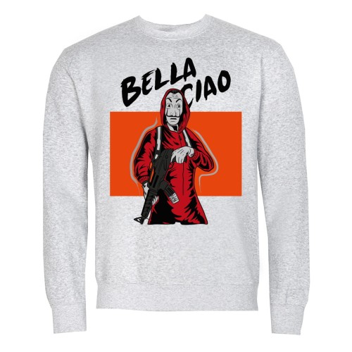 MĘSKA BLUZA Z NADRUKIEM DLA FANA DOM Z PAPIERU KARABIN 