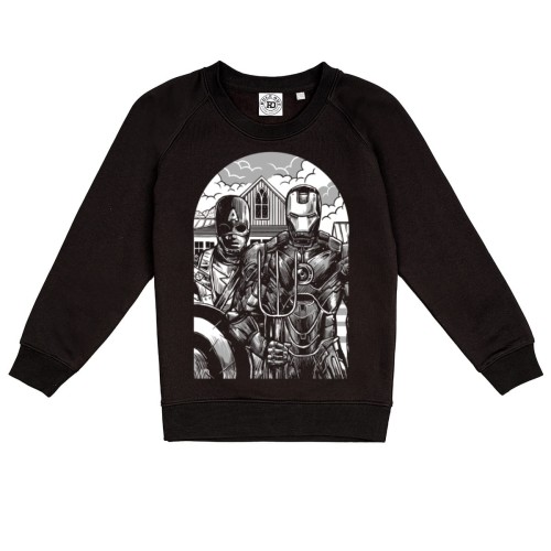 DZIECIĘCA BLUZA FILMOWA MARVEL SUPERBOHATEROWIE KAPITAN AMERYKA IRON MAN 1