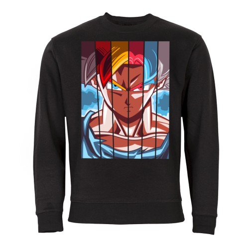MĘSKA BLUZA DLA FANA DRAGON BALL MANGA SON GOKU FORMY 