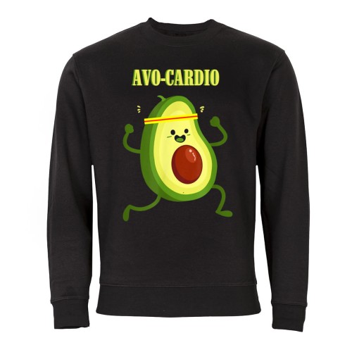 MĘSKA BLUZA Z NADRUKIEM GYM AVO-CARDIO 