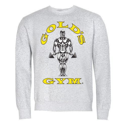 MĘSKA BLUZA Z NADRUKIEM GOLD'S GYM SIŁOWNIA KULTURYSTA 