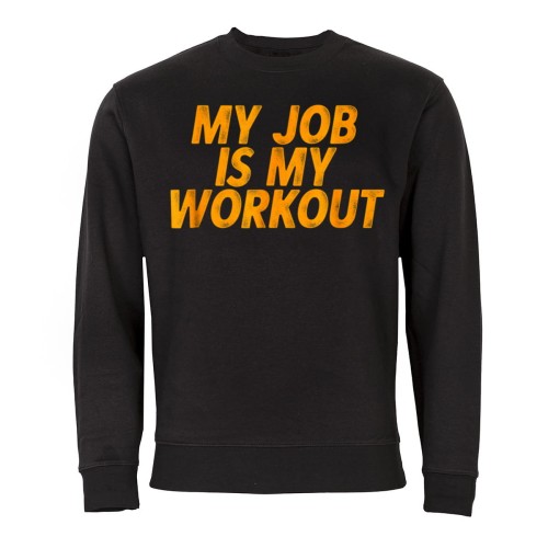 MĘSKA BLUZA Z NADRUKIEM WORKOUT SIŁOWNIA  