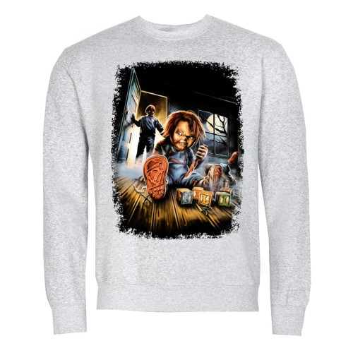 MĘSKA BLUZA Z NADRUKIEM HALLOWEN LALECZKA CHUCKY 