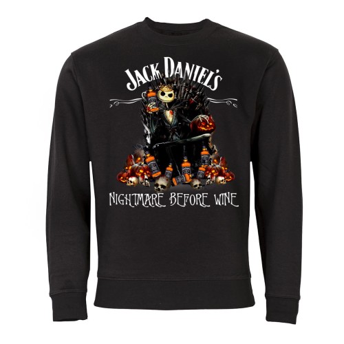 MĘSKA BLUZA Z NADRUKIEM HALLOWEN JACK DANIEL'S NIGHTMARE