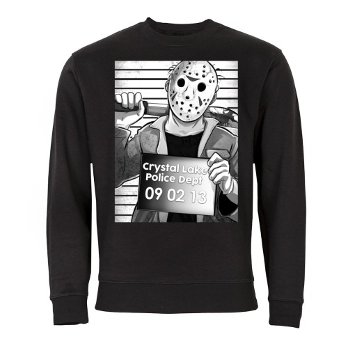 MĘSKA BLUZA Z NADRUKIEM HALLOWEN CRYSTAL LAKE 