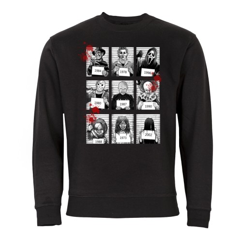 MĘSKA BLUZA Z NADRUKIEM HALLOWEN POSTACIE Z HORRORÓW