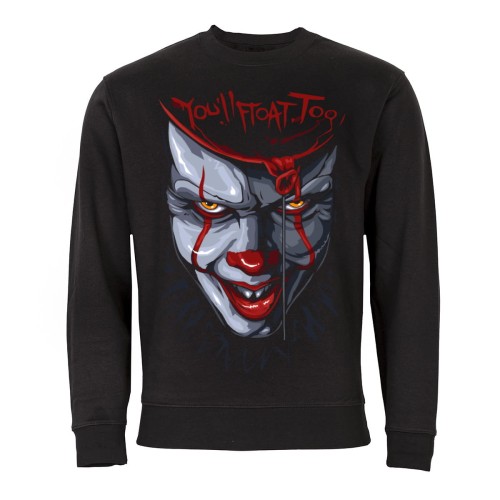 MĘSKA BLUZA Z NADRUKIEM HALLOWEN CLOWN PENNYWISE 