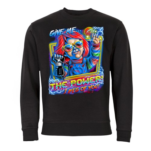 MĘSKA BLUZA Z NADRUKIEM HALLOWEN HORROR CHUCKY FILM 