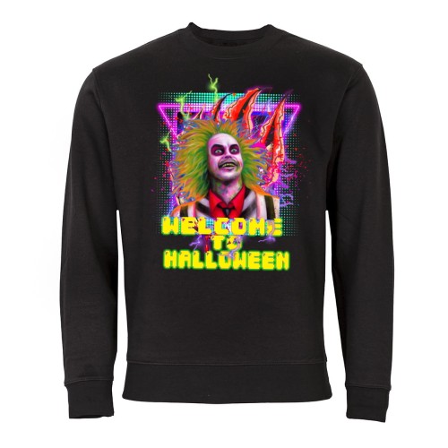MĘSKA BLUZA Z NADRUKIEM WELCOME TO HALLOWEN  