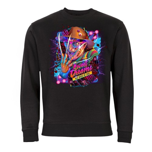 MĘSKA BLUZA Z NADRUKIEM HALLOWEN FREDDIE KRUEGER SWEET DREAMS 