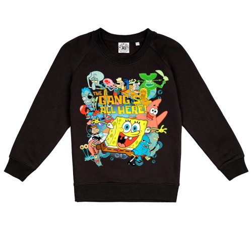 DZIECIĘCA BLUZA BAJKOWA SPONGEBOB KANCIASTOPORTY I PRZYJACIELE EKIPA POSTACIE 1