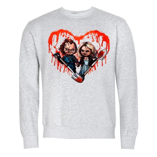 MĘSKA BLUZA Z NADRUKIEM HALLOWEN HORROR  LALECZKA CHUCKY TIFFANY 