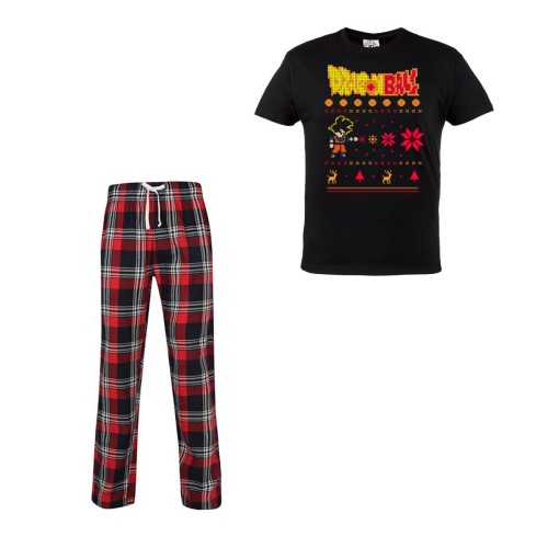 MĘSKA PIŻAMA ŚWIĄTECZNA PREZENT BOŻE NARODZENIE CHRISTMAS DRAGON BALL ANIME PIXEL OLDSCHOOL GAME STYLE 1